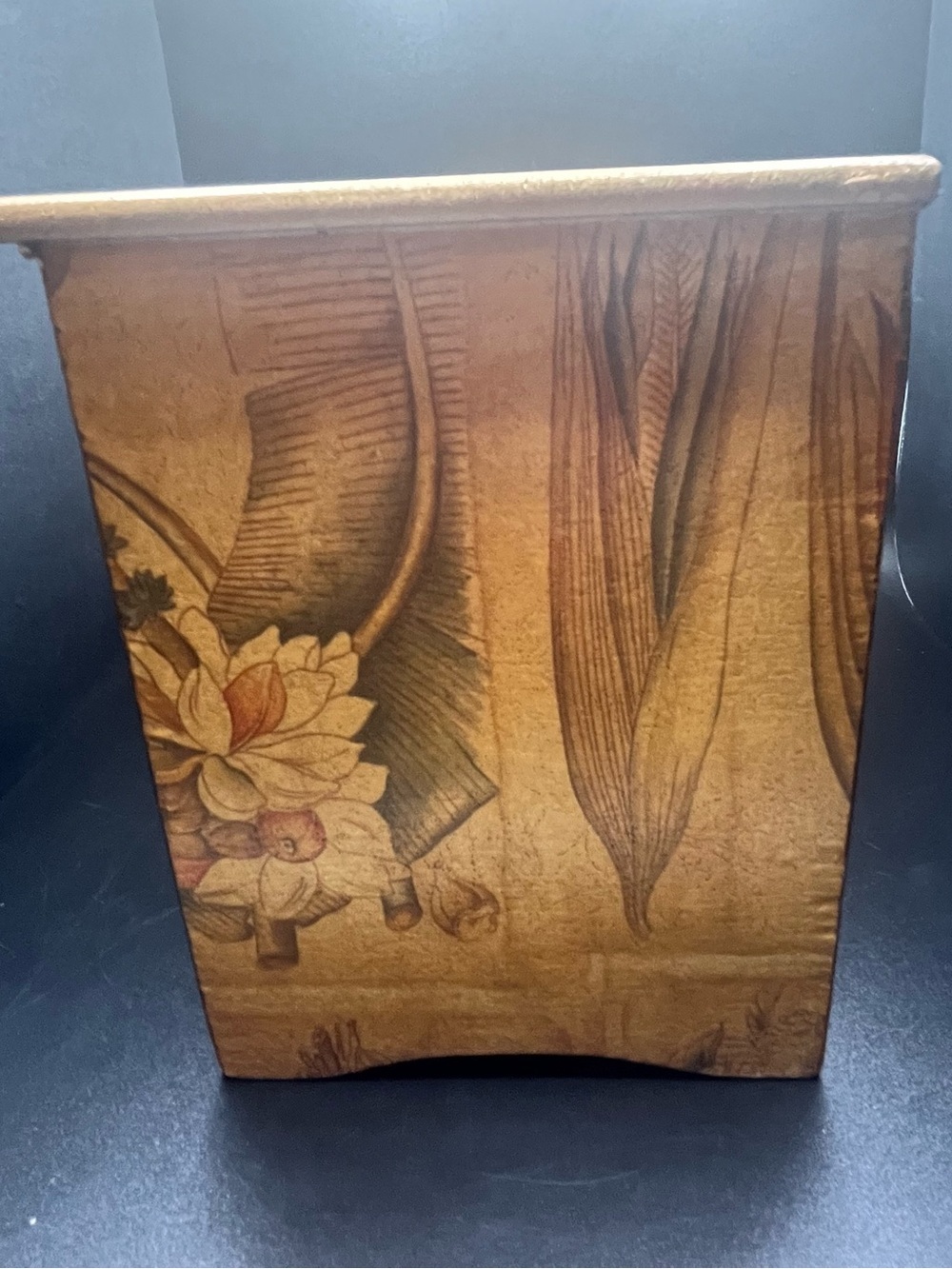 Mikasa Floral 6 Drawer Jewelry Box Wooden Tabletop Storage Chest Cottage Decor - Picture 5 of 13